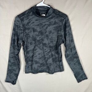 The North Face Shirt Womens XL Sunset Pass Jacquard Long Sleeve Mock Neck Top